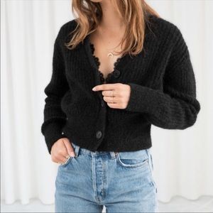 Dark Gray Wool Cardigan from & Other Stories